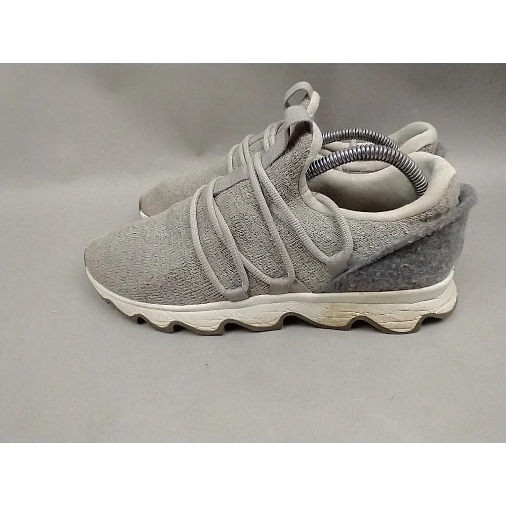 Sorel Shoes Womens 9 Kinetic Lace Running Sneakers Gray Lace‎ Up Low NL3227-081